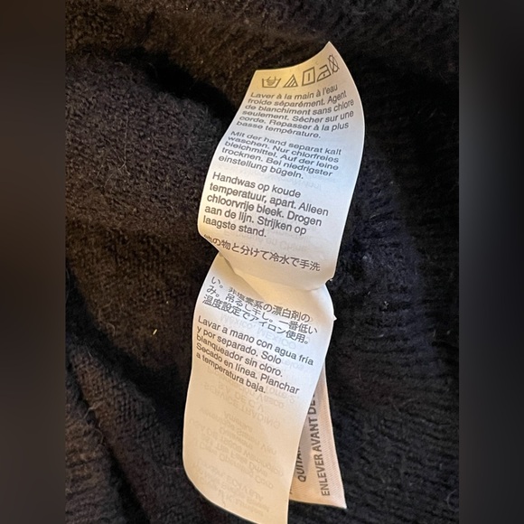 J Crew Crewneck Gathered Sweater In Black Size M - Picture 12 of 14